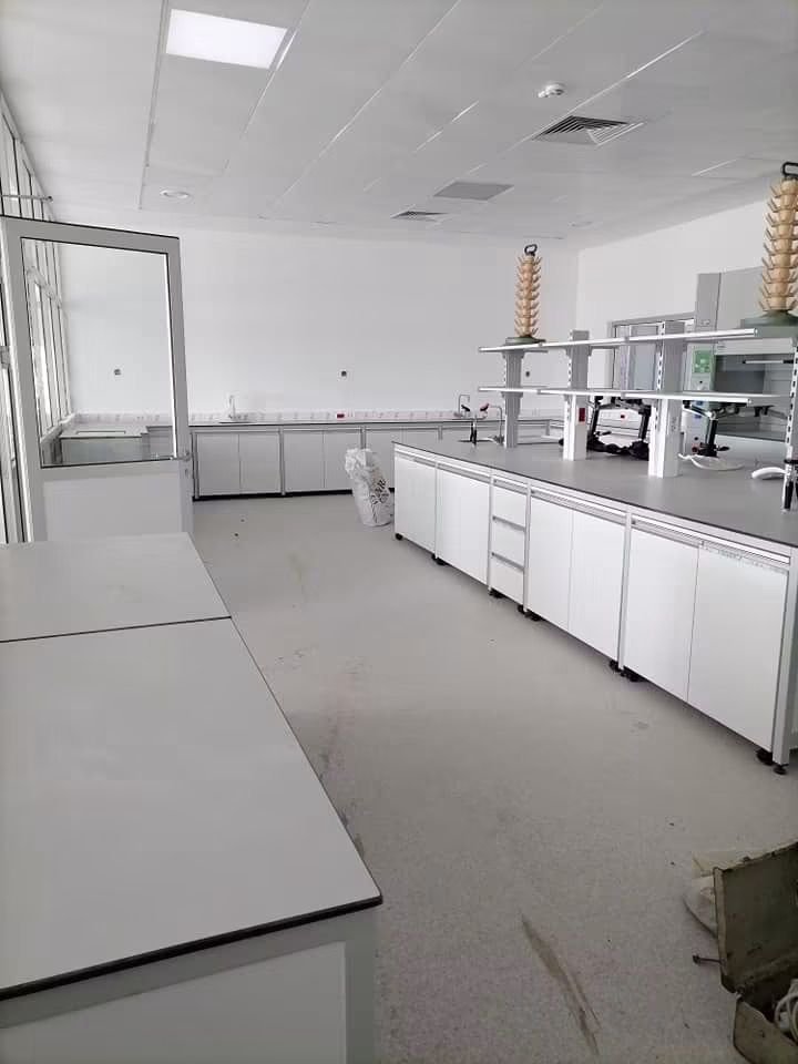 TNCLAB Laboratuvar Kenar Tezgah Metal Şasi Detayı